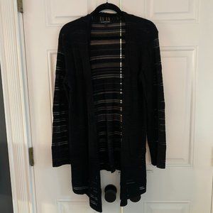41 Hawthorn Black Open Front Cardigan